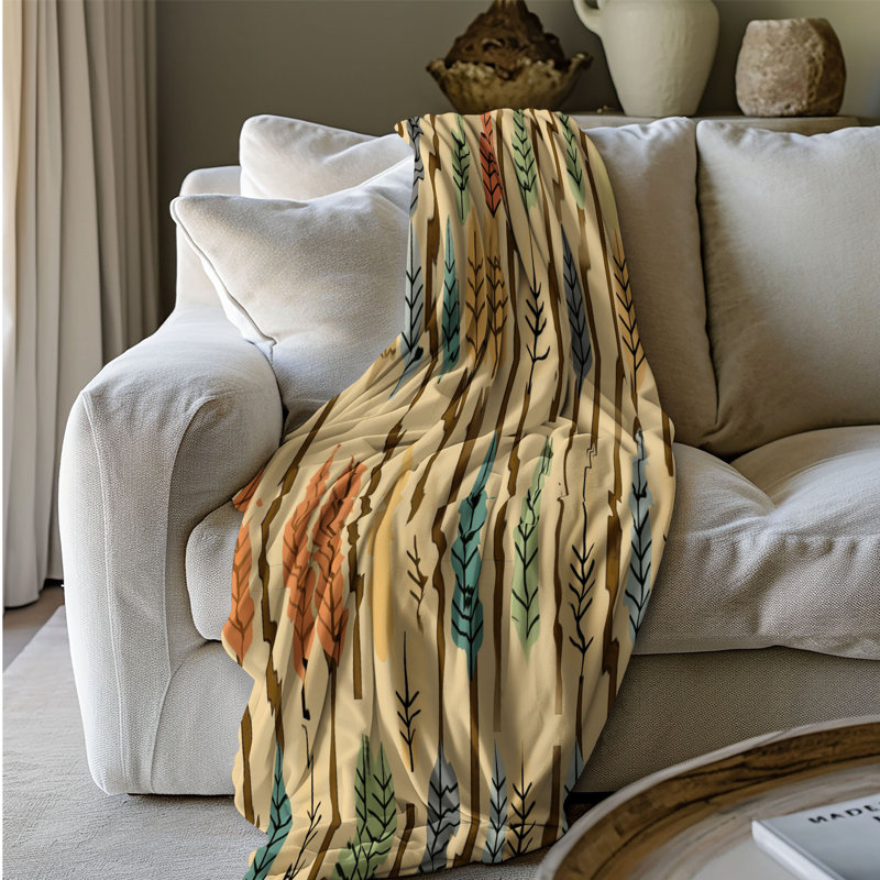 Rustic Embellish - 1 pièce Sherpa Premium, L 80 po x l 60 po