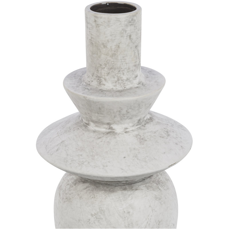 White Ceramic Novelty Table Vase