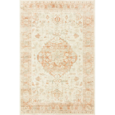 Tapis oriental ivoire
