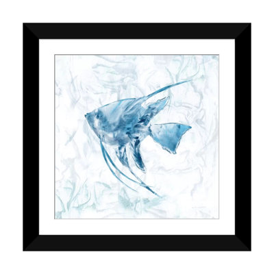 «Blue Marble Tropical Fish», impression sur toile