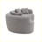 Modern Curved Four Seater Compression Sponge Sofa-1109155