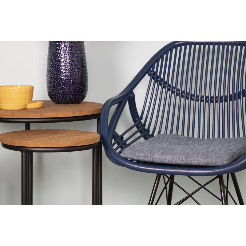 Sunset Outdoor Round Teak Side Table