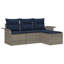 Ensemble de canapé de jardin avec coussin vidaXL 4 pièces vidaXL-947494880