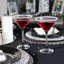 Ensemble de verres à pied Martini Sparkles Home | Cristal sans plomb | Strass cocktail rempli de tiges-61495323-61495321