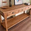 Armoire console en bois d'orme massif