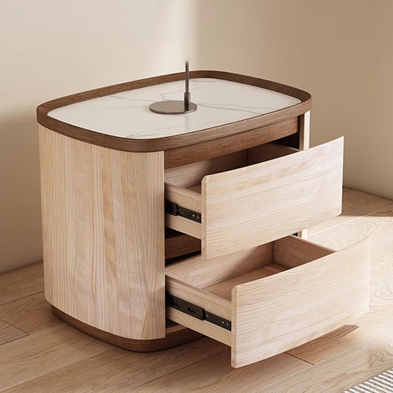 Bois massif moderne; similicuir
 Table de bout, H 19,69 po x l 15,75 po x P 15,75 po