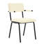 Ensemble de 4 chaises de salle à manger en cuir, confortables et dotées d'un rembourrage en mousse haute densité. 4 chaises modernes, éponge, imperméables.