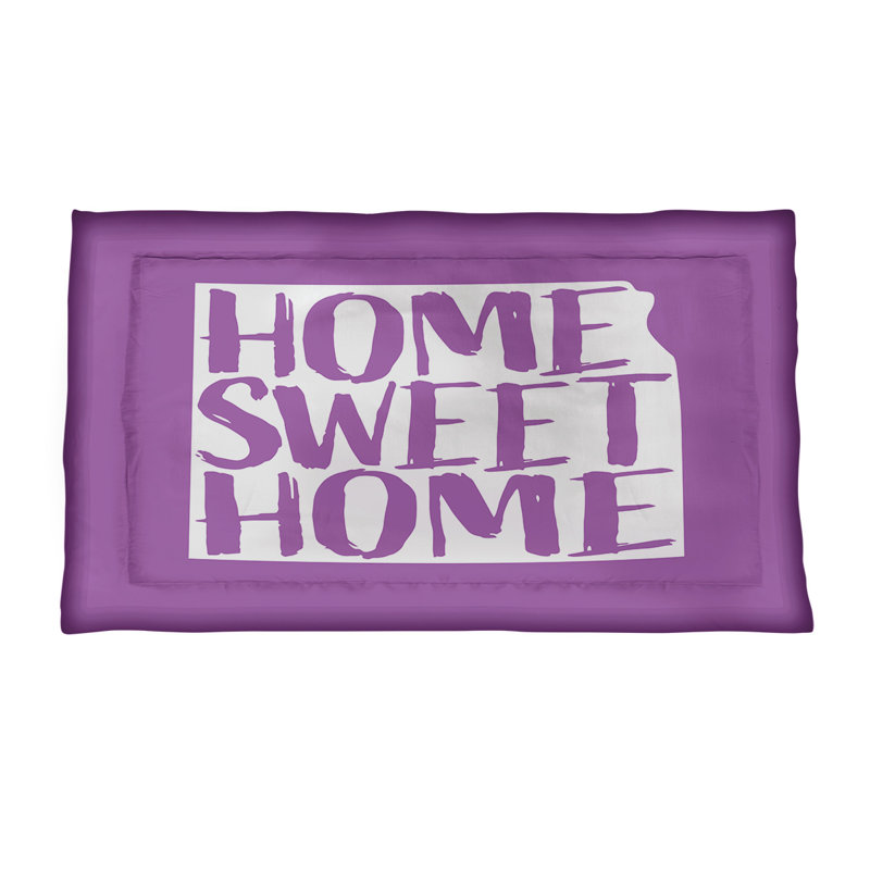 Polyester Sham Set, Microfiber, King, Violet