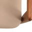 Fauteuil de salle à manger en cuir végétalien Cowles-1939418443-1896961353