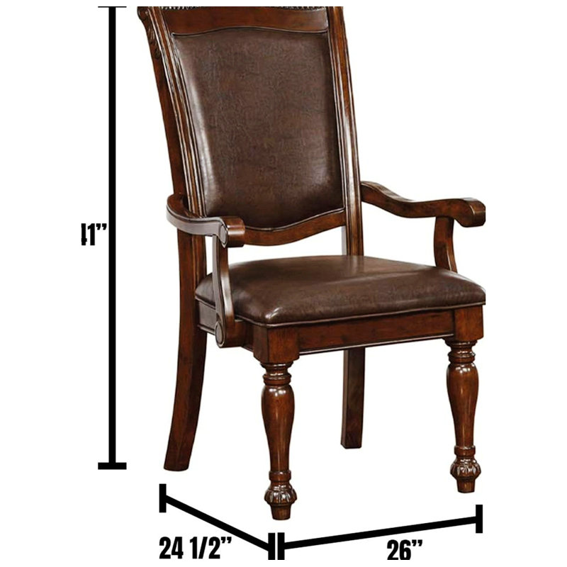 Chaise Alissah, Cerisier, Brun