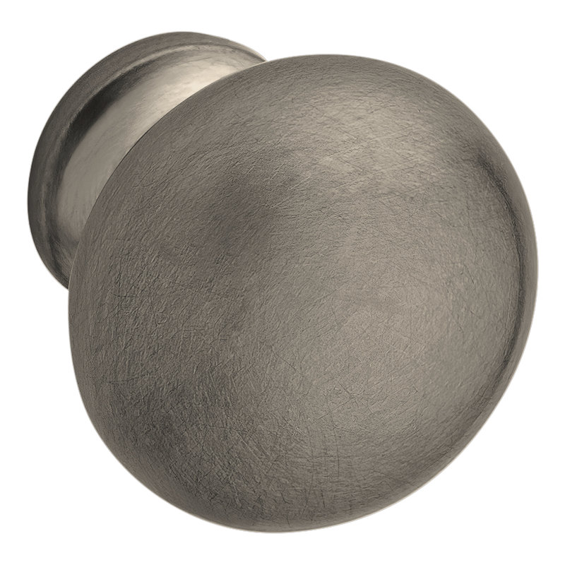 4704 Classic Round Knob 1", in Lifetime (PVD) Graphite Nickel, 1"