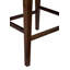 Rustic Walnut Counter Stool