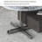 Elliptical supercrystalline stone coffee table