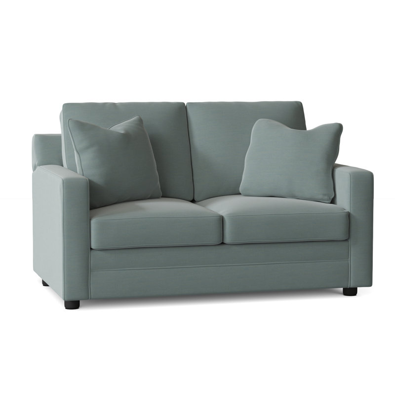 Aukai Upholstered 58'' Sleeper Sofa, Canvas Spa Sunbrella® Canvas