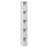 Furinno FULDA Book Shelf, 5-Tier Tall Narrow Bookshelf, Standing Bookcase with 6-In Width Storage Shelf, 9.3 x 5.9 x 51.9, for Organization Storage, for Living Room, Bedroom, Home Office, White-126594818-126714933