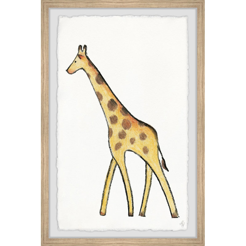 Jaren Walking Giraffe - Print, 91cm H x 61cm W