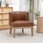 Fauteuil demi-tonneau rembourré Ezra-470063037