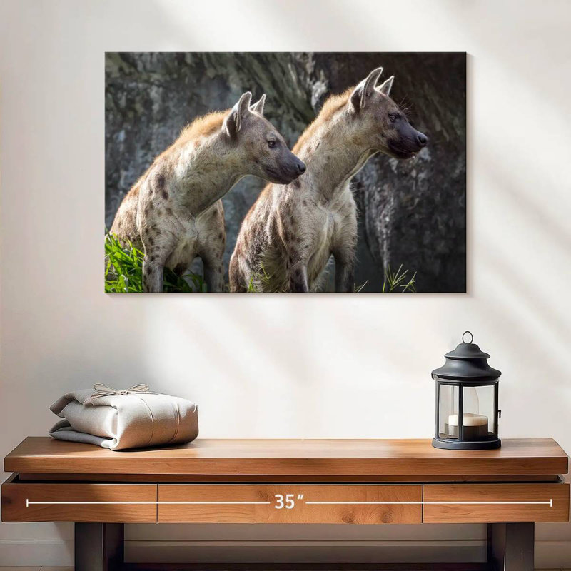 Crowle Hyenas On Alert, 16" H x 24" W