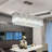 Emilynn 5 - Light Dimmable Square / Rectangle Chandelier