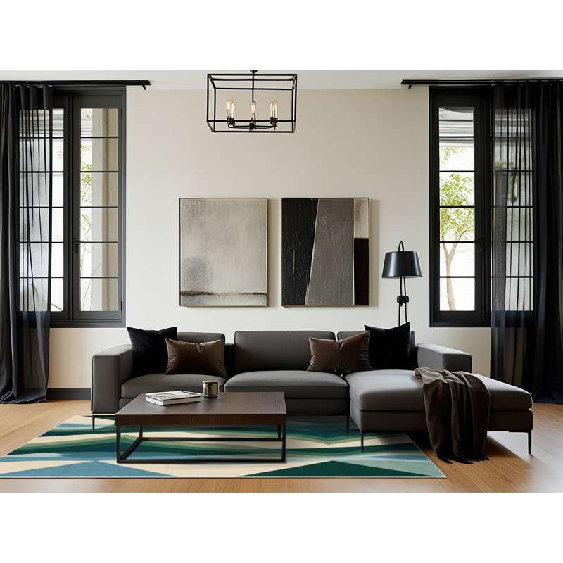 Lunar Canopy Rug, Rectangle 4' x 6'