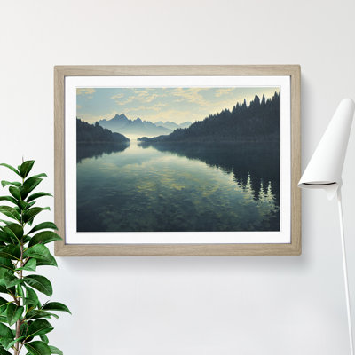 Mountain Lake Reflection Vol.1 - Framed Print
