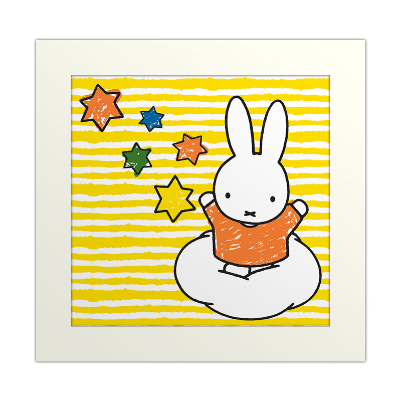 Print, 20cm H x 20cm W x 0.1cm D, White Framed