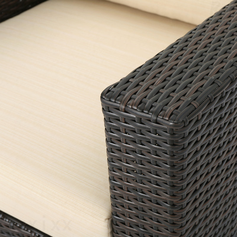 Patio Club Chair Mbrn + Alu, Dark Brown