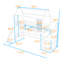 Lit mezzanine avec glissade et escalier House-914573904-914573901