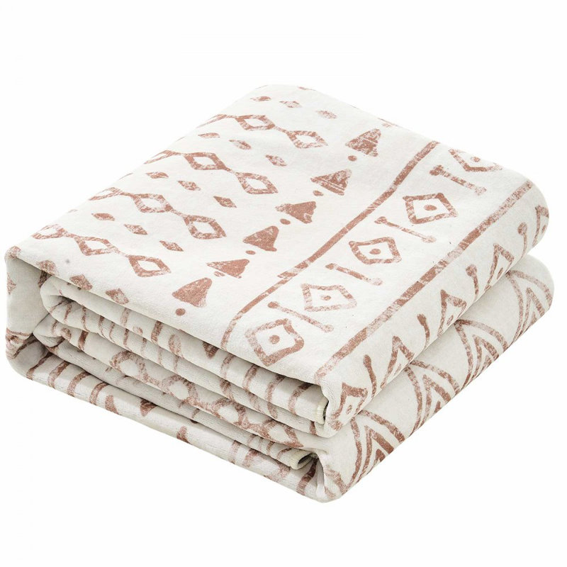 Geometric Faux Fur Area Rug, Rectangle 152.4 x 243.8cm