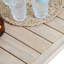 Patio Mediterranean Style Acacia Wood Dining Table-99411821