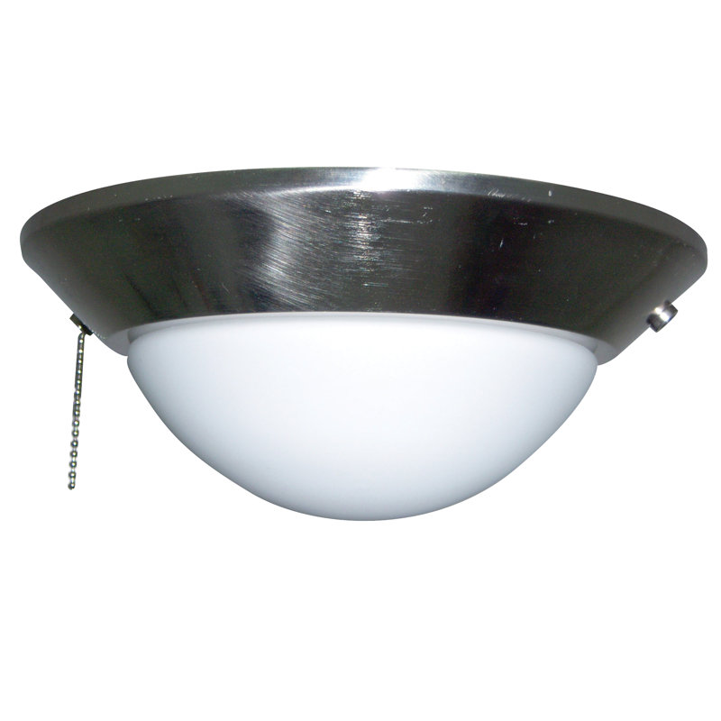Elegance 1-Light Universal Ceiling Fan Bowl Light Kit