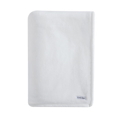 Spring Branches Calvin Klein Core Plush Solid Reversible Blanket