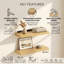 2 Piece Wood Floating Shelf