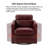 Marion 28.74'' Wide Genuine Leather Swivel Chair (Set of 2)-90213991