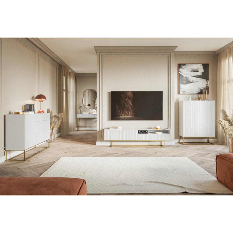 Arrandale Metal 2 - Door Standard Accent Cabinet, White
