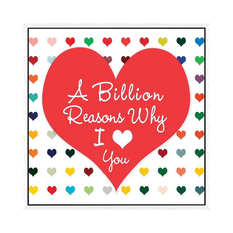 Billion Reasons by Shelley Lake - Gallery-Wrapped Canvas Giclée on Canvas, White Framed, 66.04 cm H x 66.04 cm W