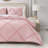 Diamond Ruffle Reversible Microfiber Comforter Set-96429310-87326851