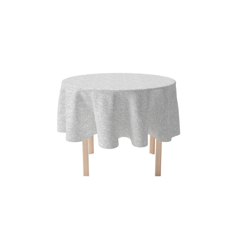 Clairence Round Cotton Twill Tablecloth