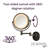 Ake 8" Lighted Wall Mount Magnified Makeup Mirror, Plug In-1868187885