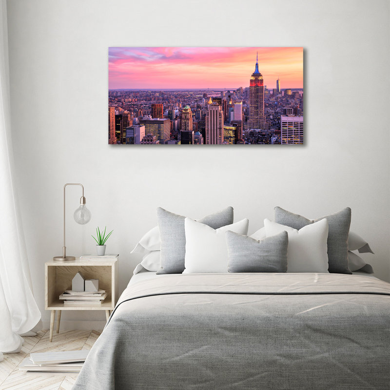 New York West - Wrapped Canvas Print