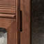 Commode d'appoint multifonctionnelle en bois massif