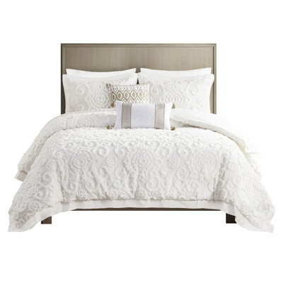 Duvet Cover , 100% Cotton With Charming Chenille Nature Attractive Quality