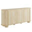 Buffet ovale en faux travertin 63 po Overture