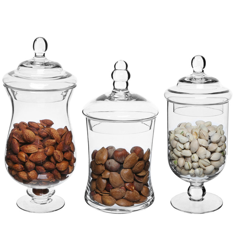Glass Jar - Set of 3