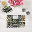 Tropical Leaf Vegan Leather Rectangle Pebble Placemat-1796008005