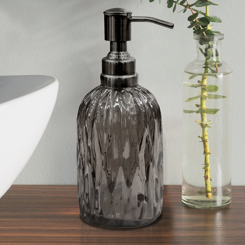 Glacier Bathroom Accessory, Smoke/Black