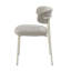 2 chaises d'appoint grises - rembourrées modernes avec des coussins de siège et de dossier de soutien en métal: composition moderne, tissu doux et confortable, base stable, gris, 22 po x 30 po, 26 lb