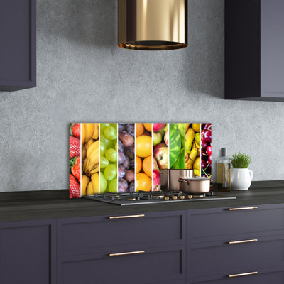 50cm W x 100cm L Glass Peel and Stick Panel