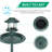 Hiles Polypropylene Birdbath with Solar Light-174890376