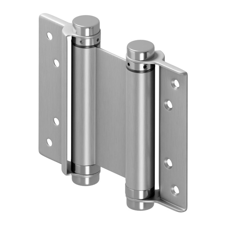 Deltana DASHS4U32D 4 po à double fonction charnière en acier inoxydable satiné, Nickel satiné